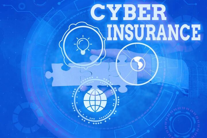 The words Cyber Insurance above a jigsaw puzzle.